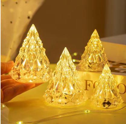 Crystal Christmas Tree Night Light