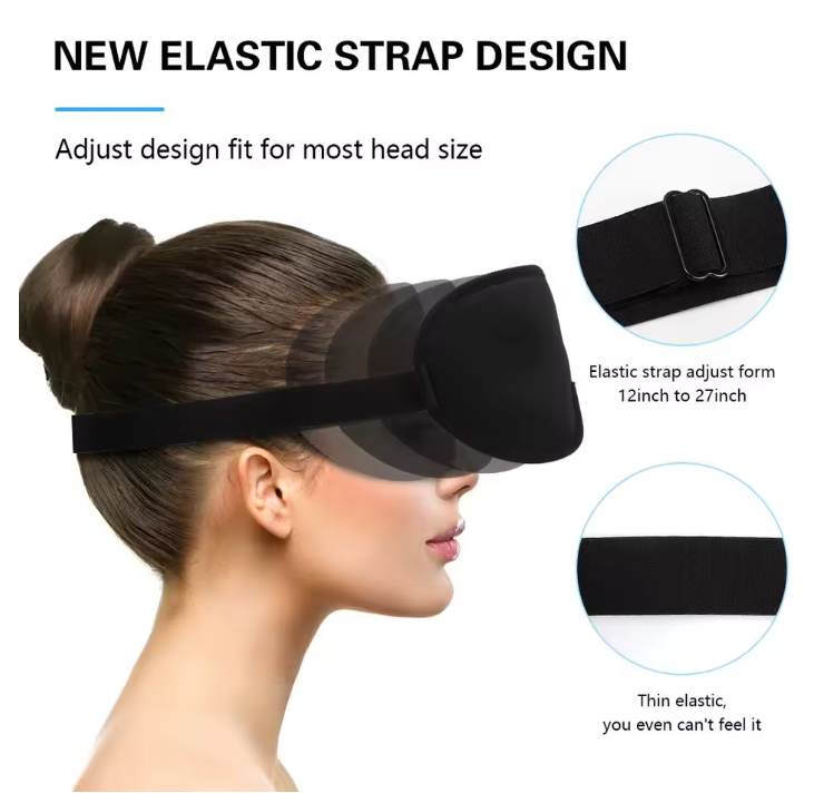 3D Black Out Sleep Mask