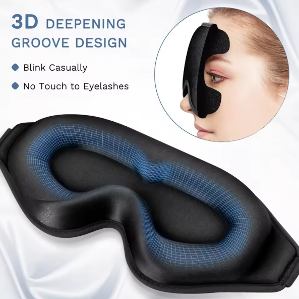 3D Black Out Sleep Mask