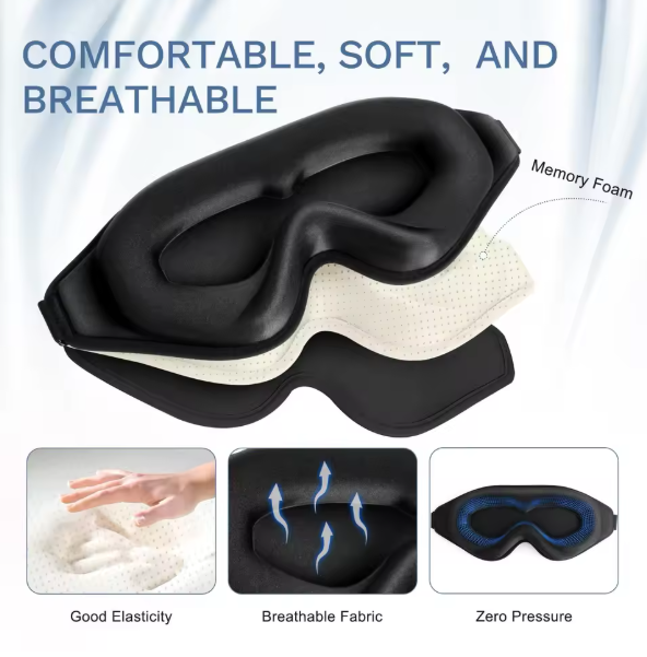 3D Black Out Sleep Mask