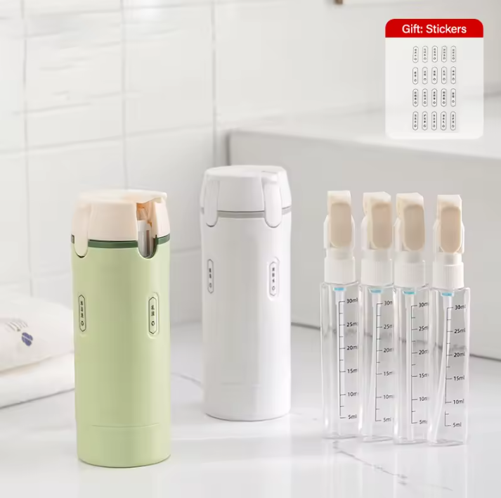 4-in-1 Travel Dispenser Bottle