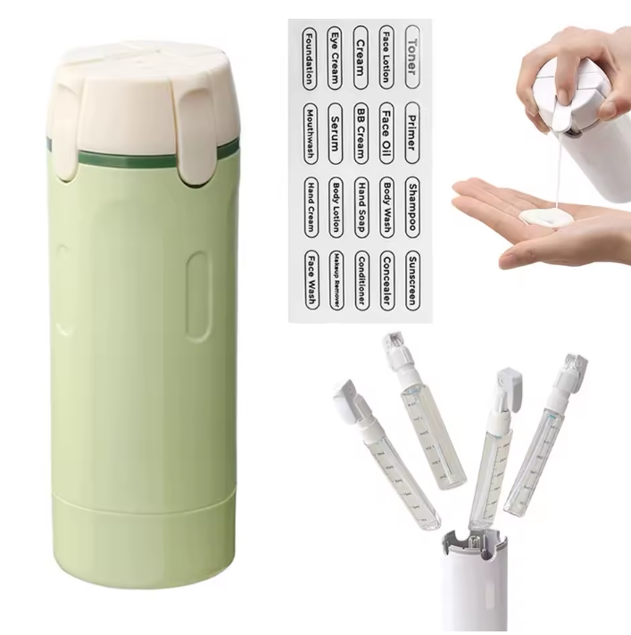 4-in-1 Travel Dispenser Bottle