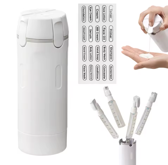 4-in-1 Travel Dispenser Bottle