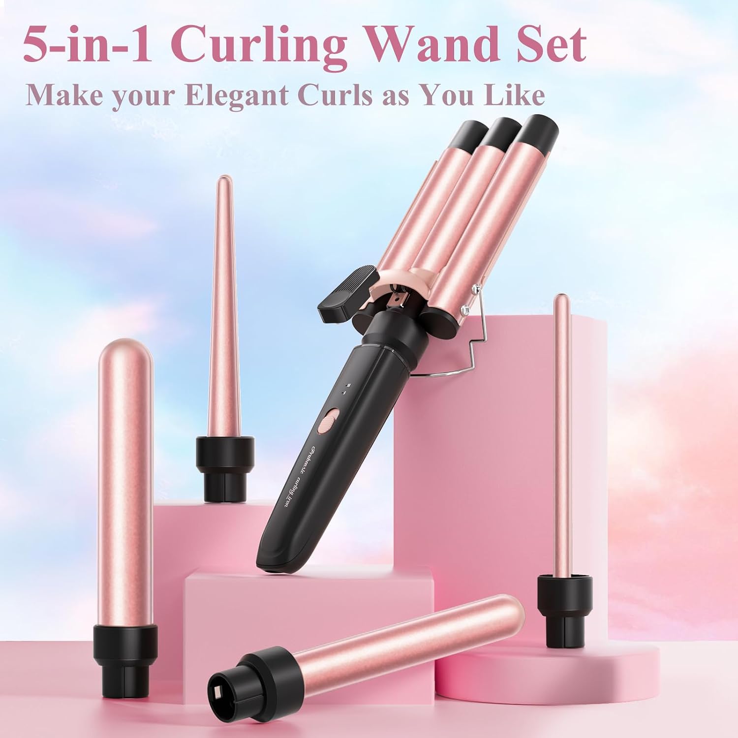 5 in 1 Curling Wand Set