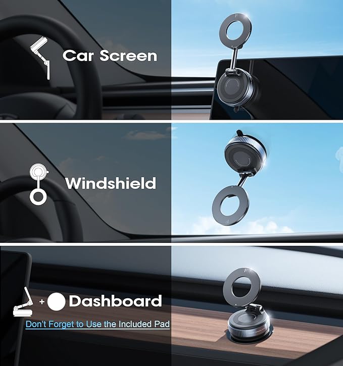 Vacuum Magnetic Phone Holder